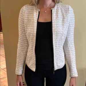 Sweater blazer with zipper excellent condition